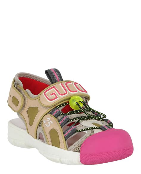 gucci womens mesh fabric tinsel sport sandals|GUCCI Mesh Fabric Tinsel Sport Sandals 40 White Silver 485831 .